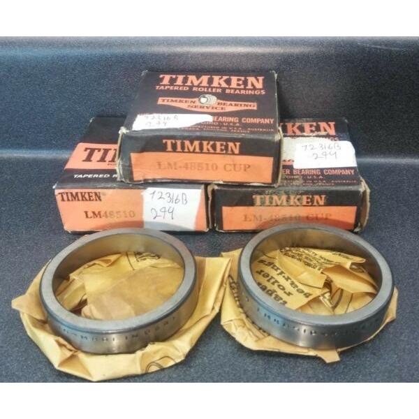 (LOT OF 7) LM48510 Timken LM48510 Bearing cups #1 image