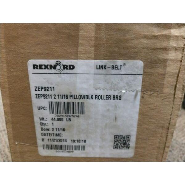 Rexnord ZEP9211 2-11/16" Pillow Block Roller Bearing Linkbelt #1 image